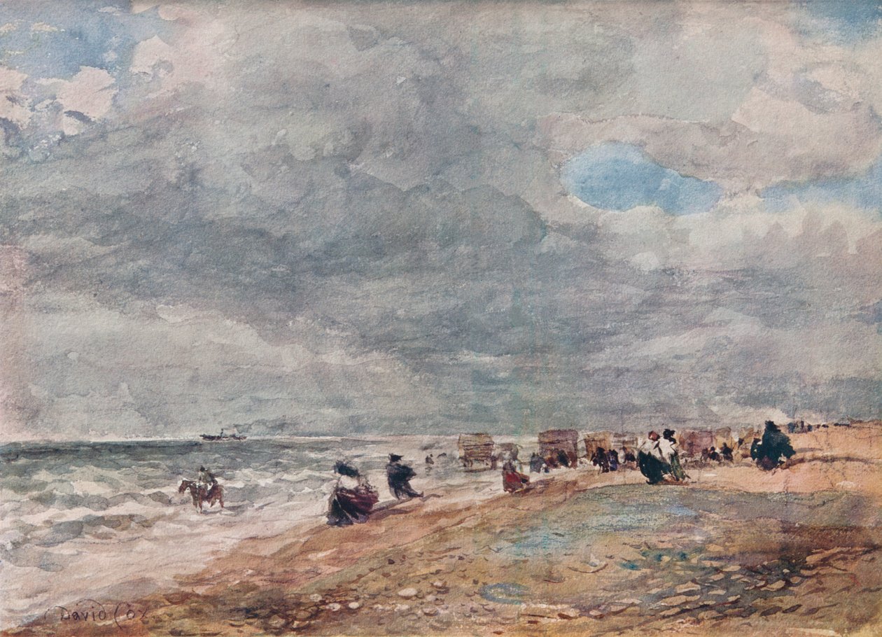 Rhyl Sands, c1850 av David Cox the elder