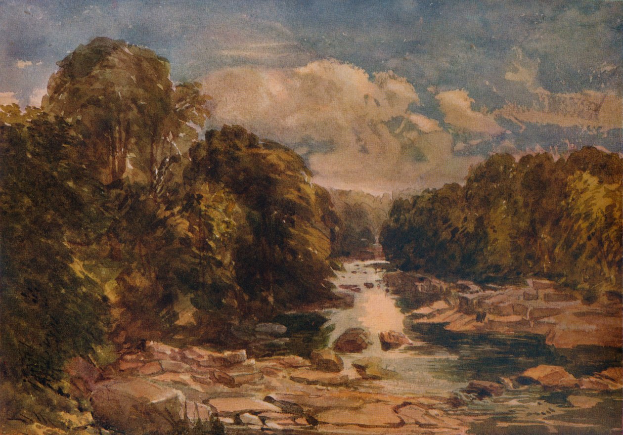 Rokeby on the Tees, c1841 av David Cox the elder