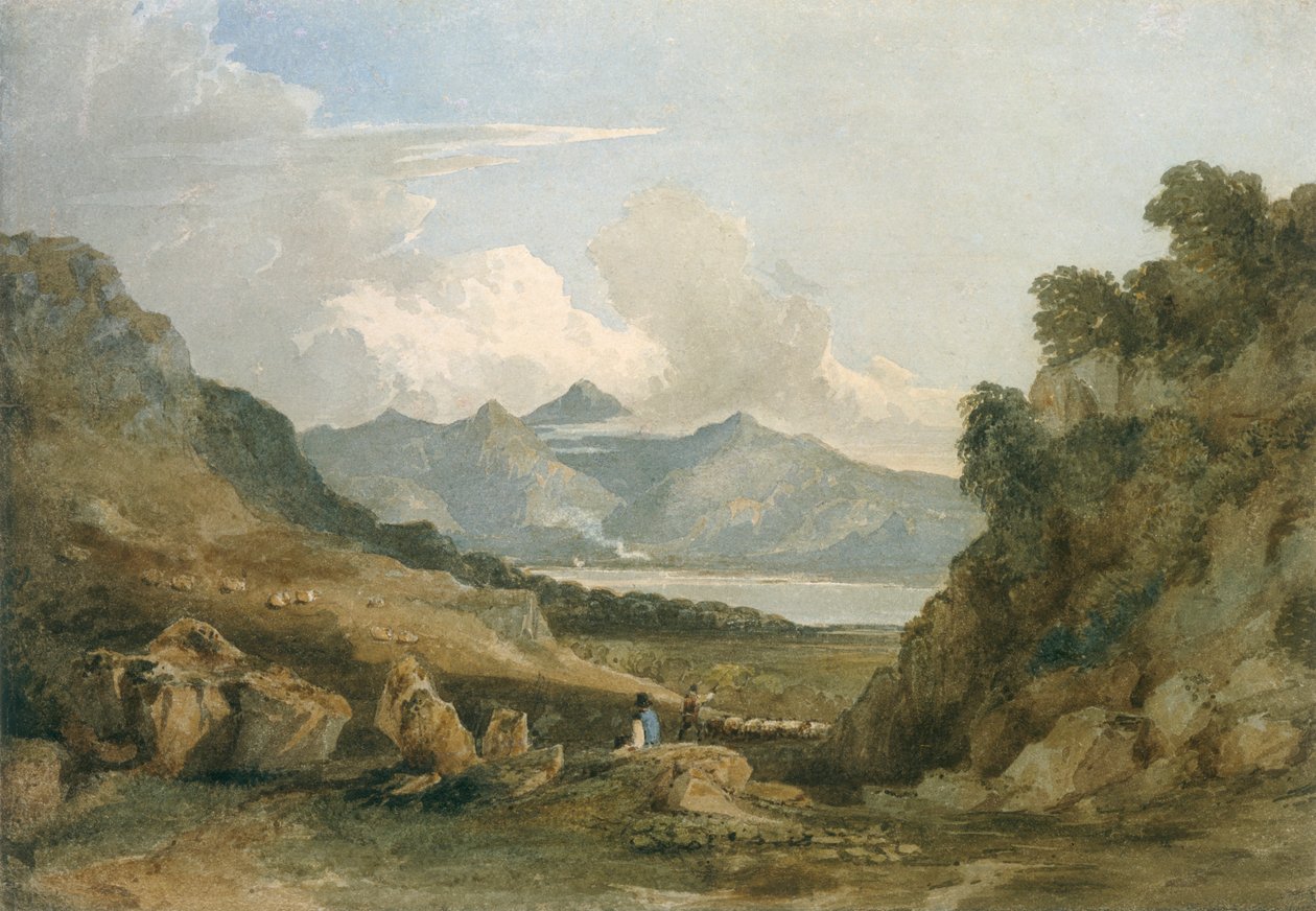 Snowdon, c1810. av David Cox the elder