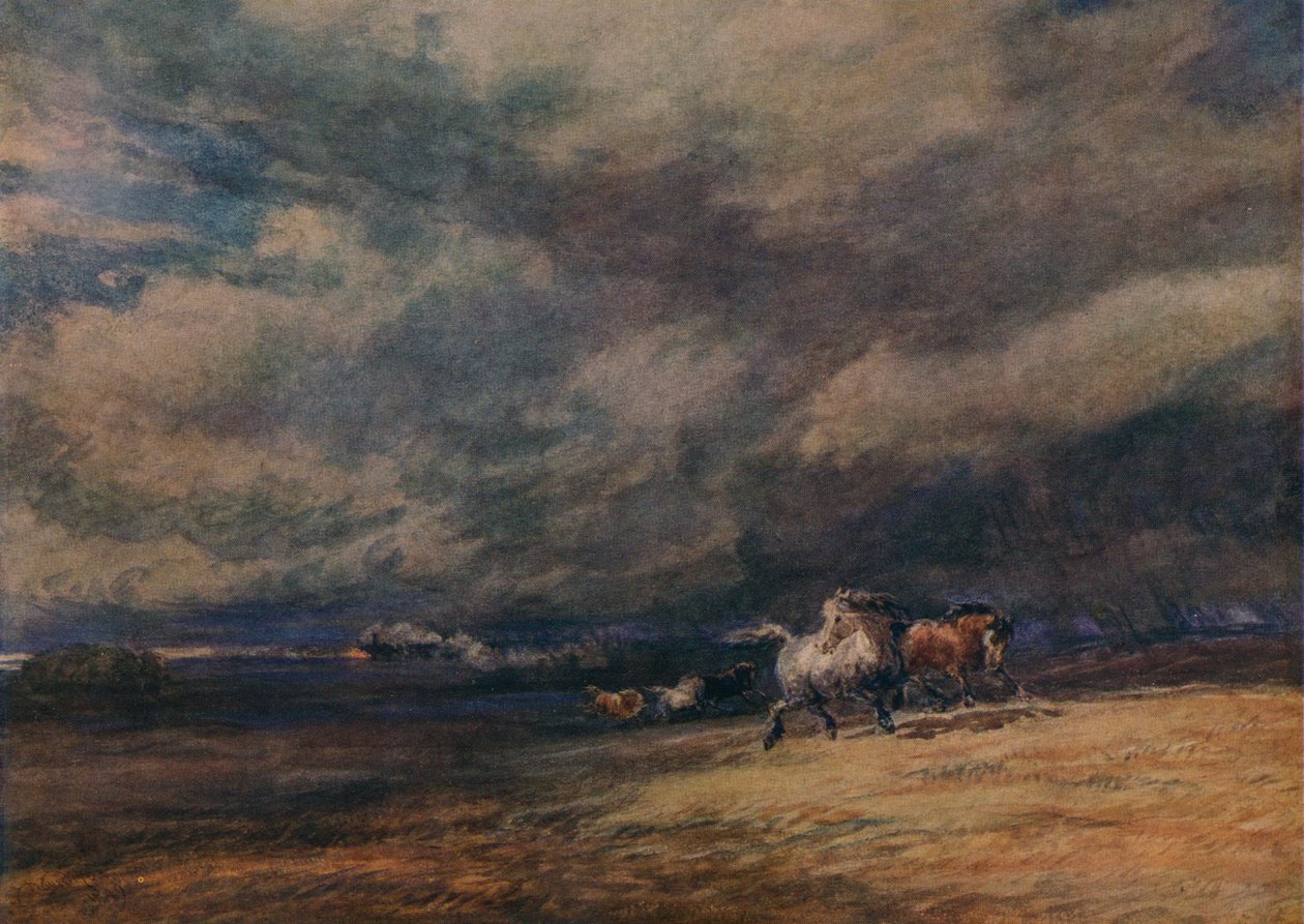 Nattåget, 1849 av David Cox the elder