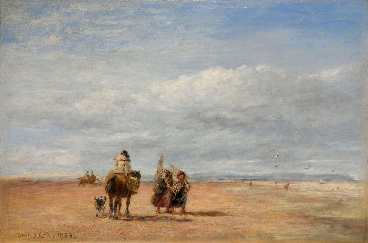 The Shrimpers, 1853. av David Cox the elder