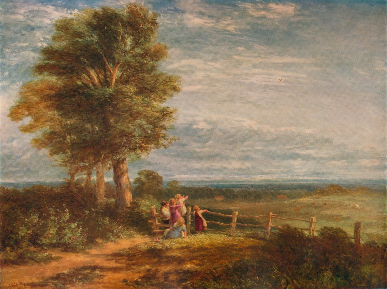 Skyläran, 1849 av David Cox the elder