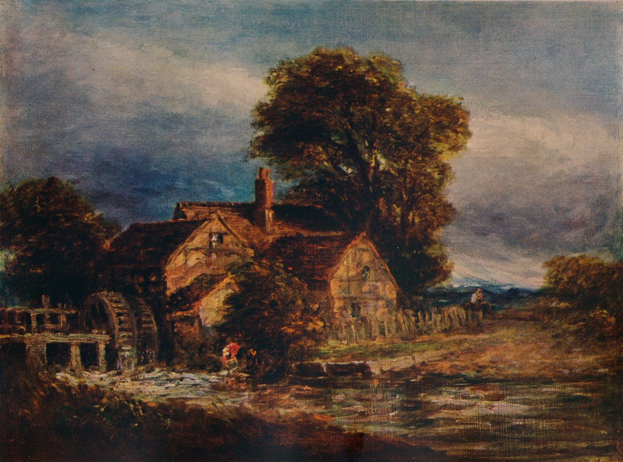 Vattenhjulet, c1839 av David Cox the elder