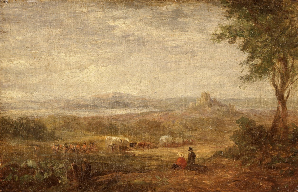 Utsikt nära Lancaster, c1810. av David Cox the elder
