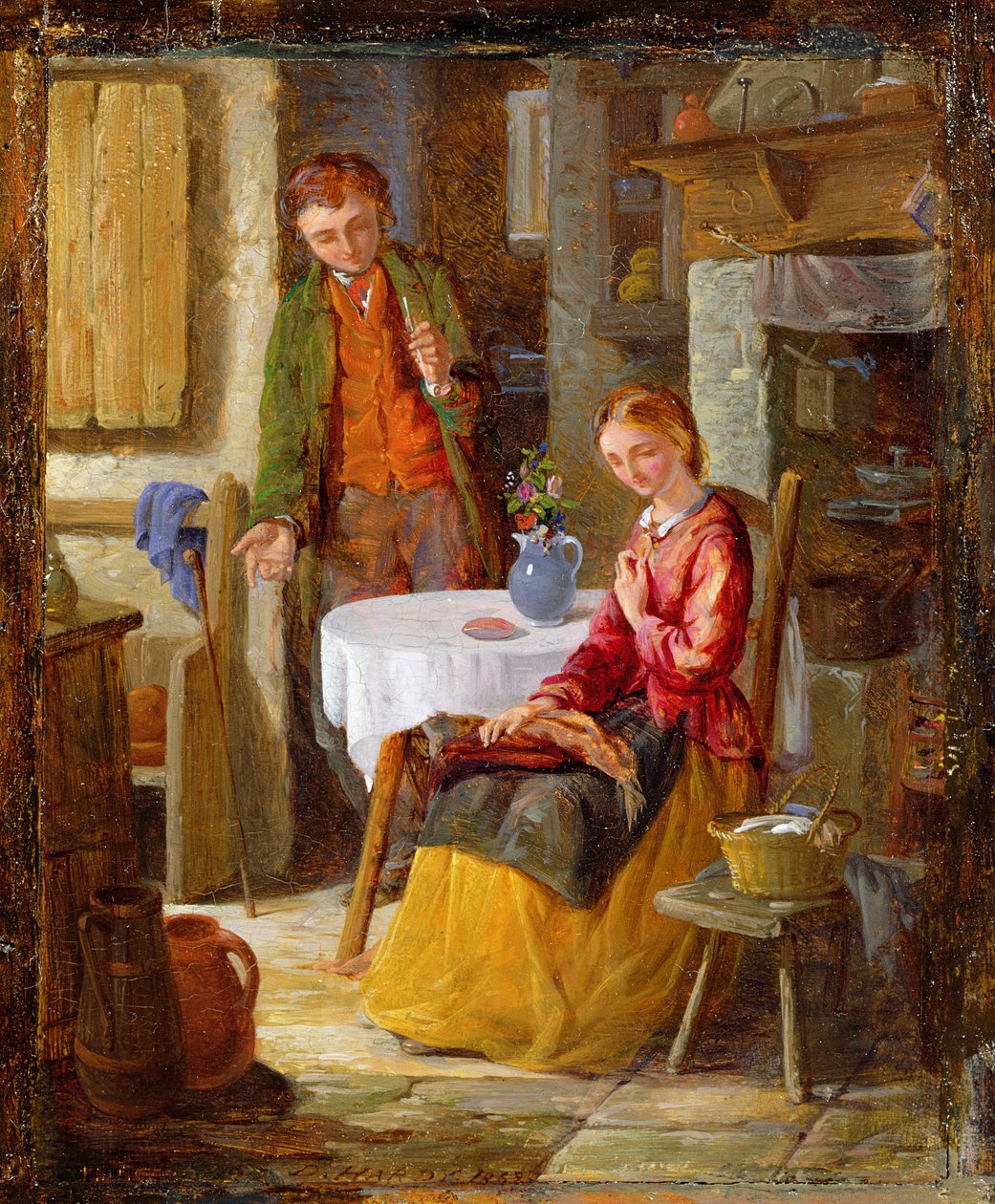 Flirt, 1869 av David Hardy
