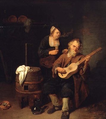 Gitarrspelaren av David III Ryckaert