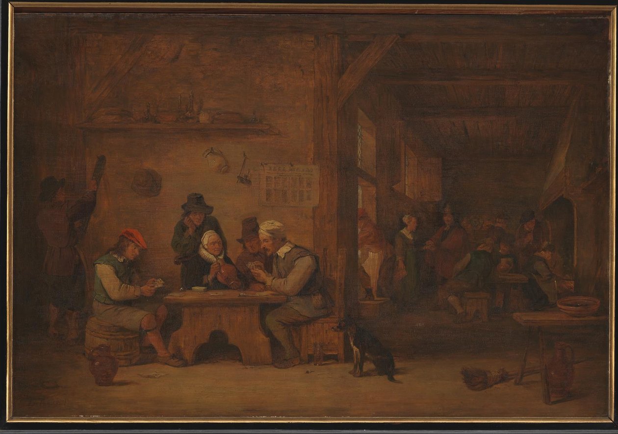 Interiör av ett värdshus av David I Teniers