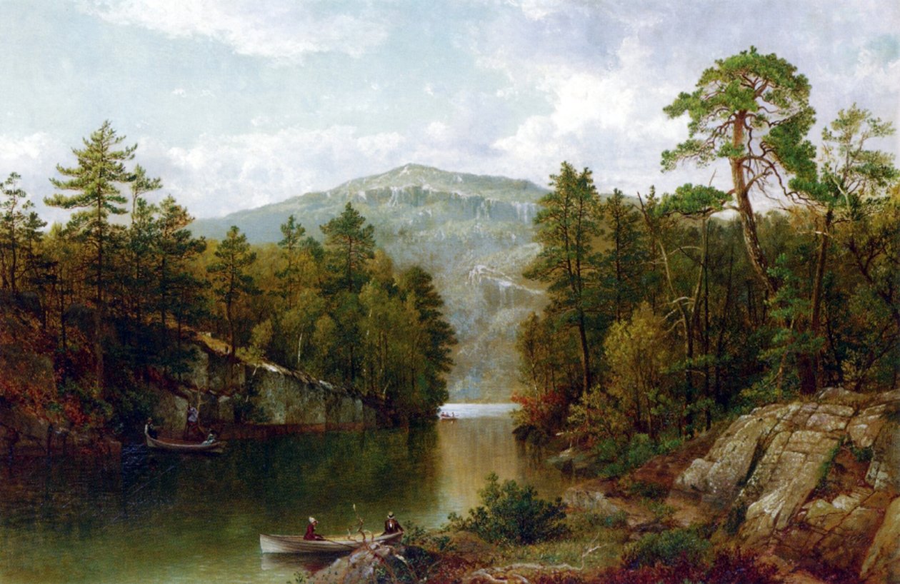 The Lake George, 1876 av David Johnson
