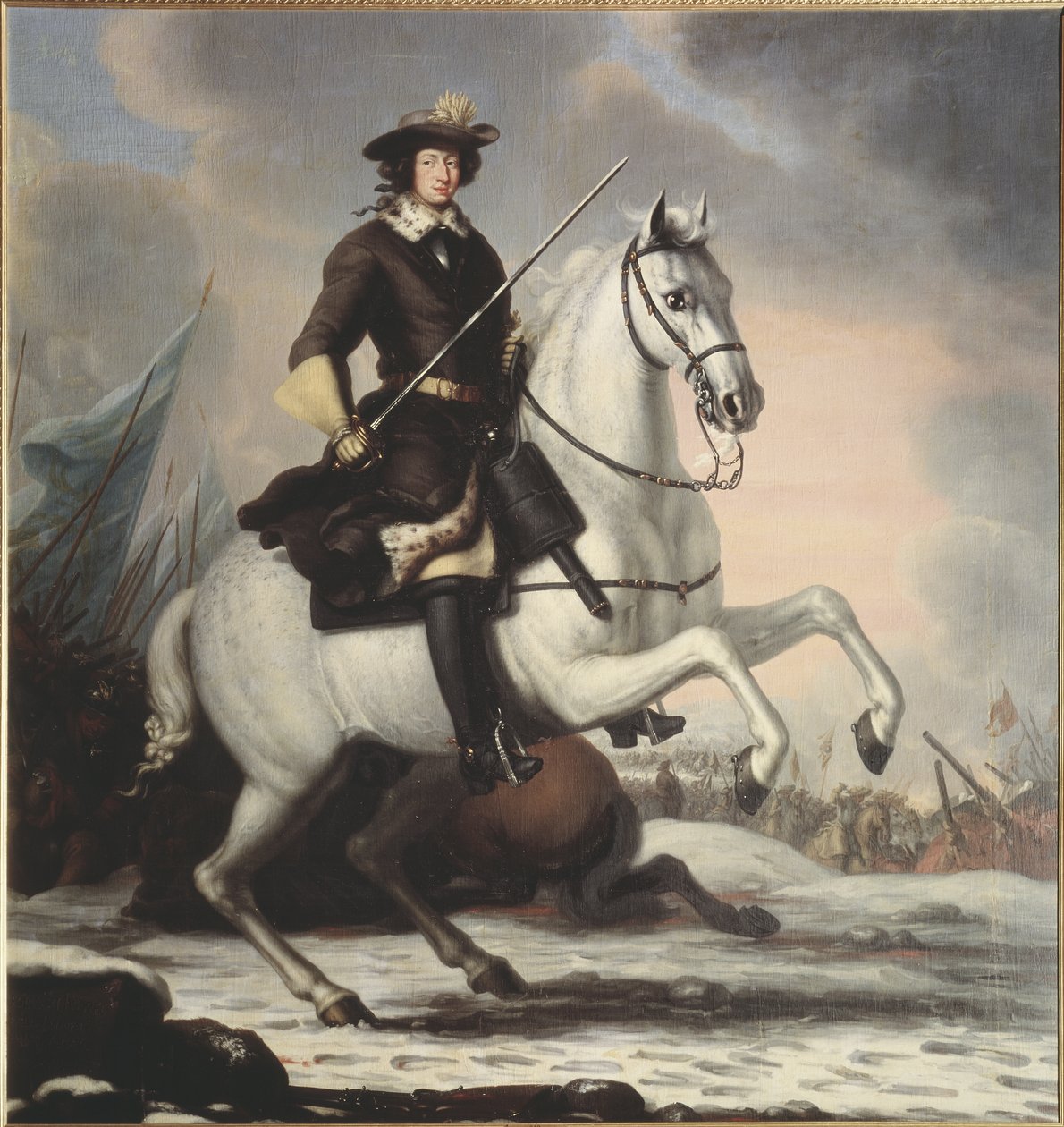 Kung Karl XI, 1676 av David Klöcker Ehrenstrahl