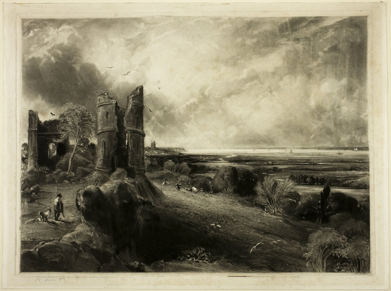 Hadleigh Castle nära Nore av David Lucas