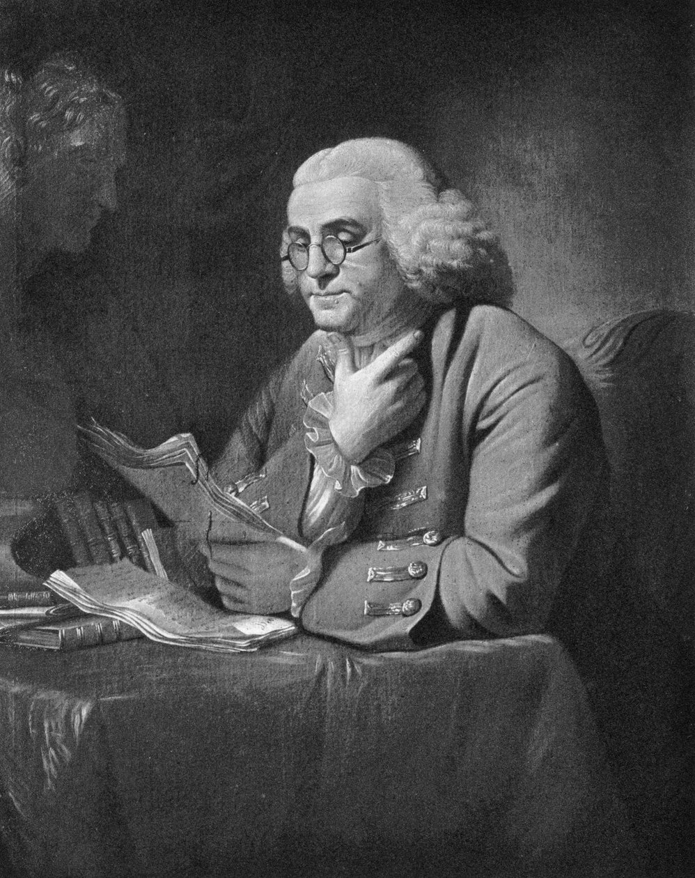 Benjamin Franklin, c1766 av David Martin