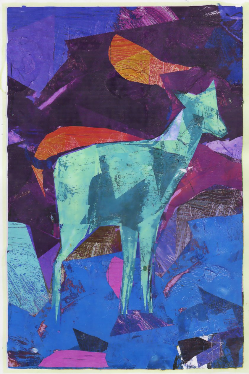 Blue Deer, 2017 av David McConochie