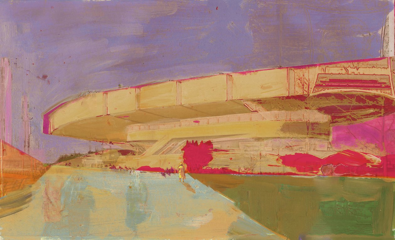 Telefonpaviljongen, 2016, Mixed Media av David McConochie