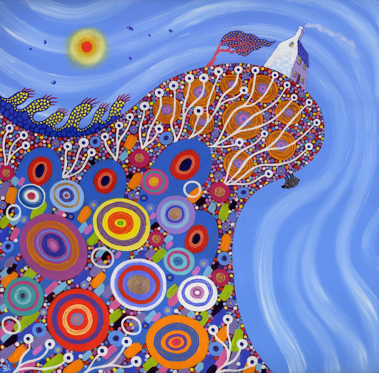 The Very Precarious Sheep, 2014 av David Newton