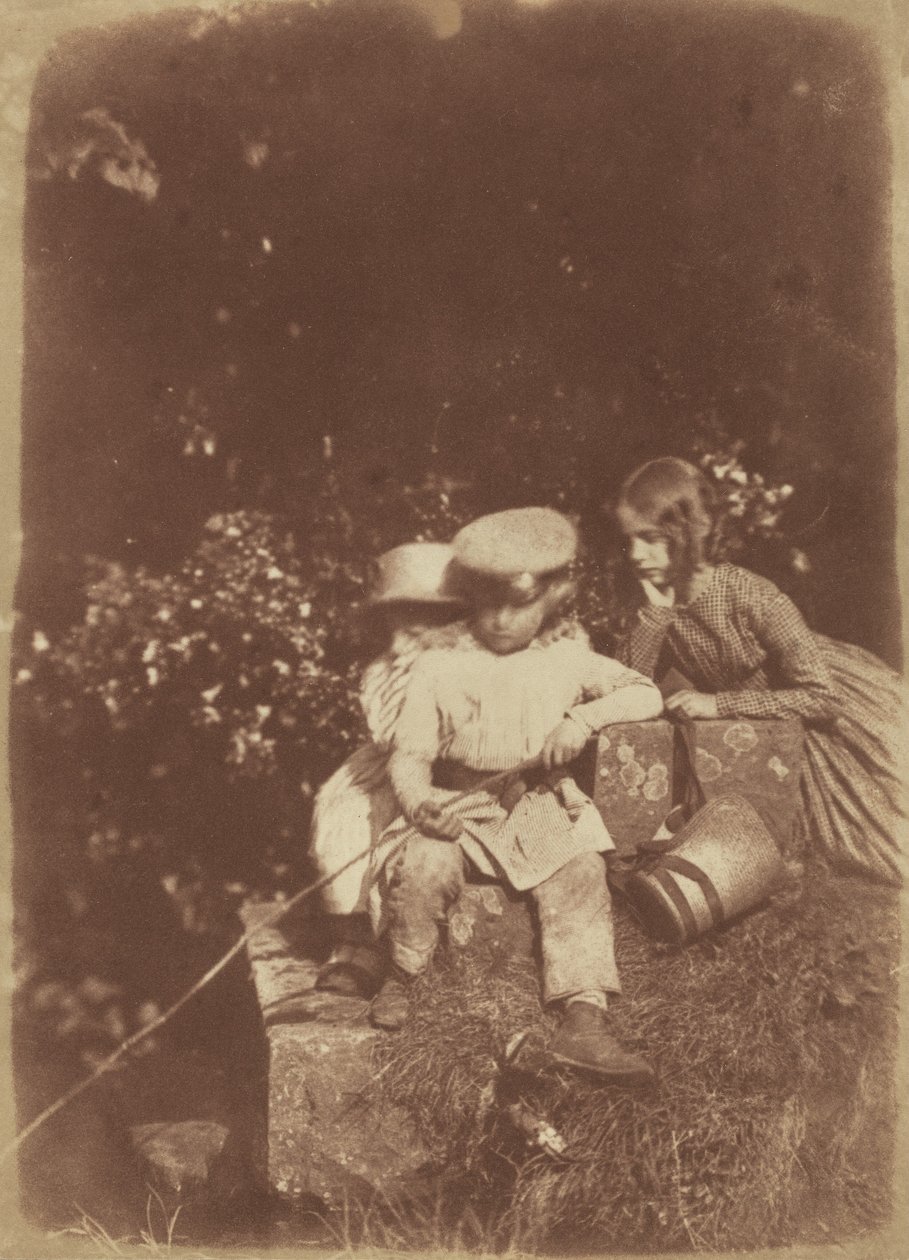 Vid Minnow Pool,1843-1847 (foto) av David Octavius Hill