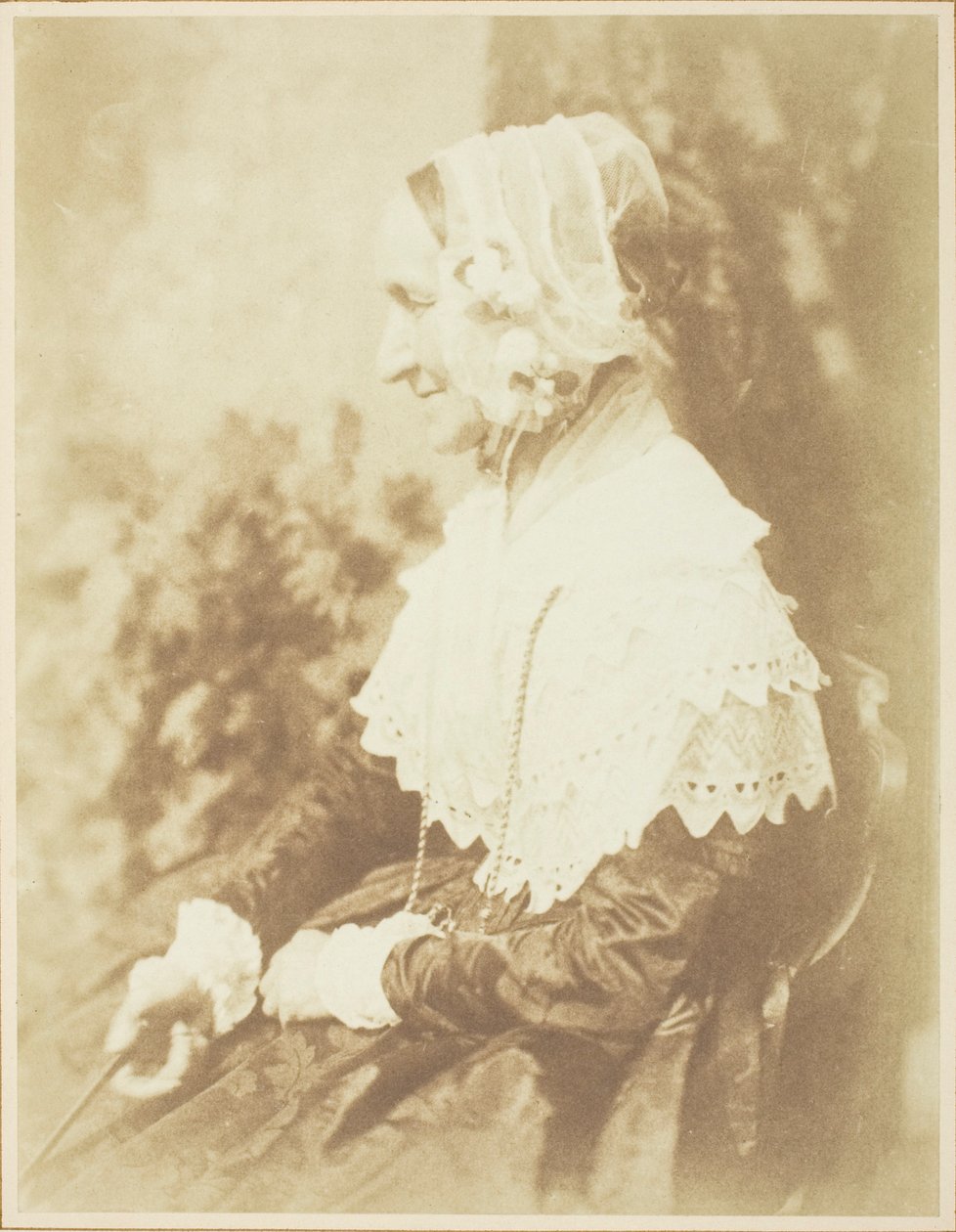 Porträtt av fru Rigby av David Octavius Hill