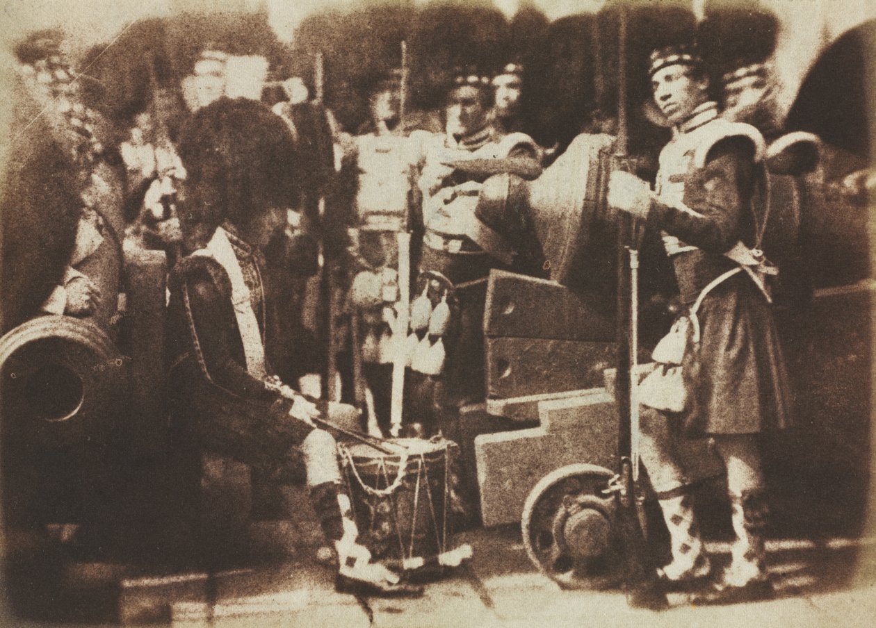 Scots Guards vid Edinburgh Castle, 1846. av David Octavius Hill