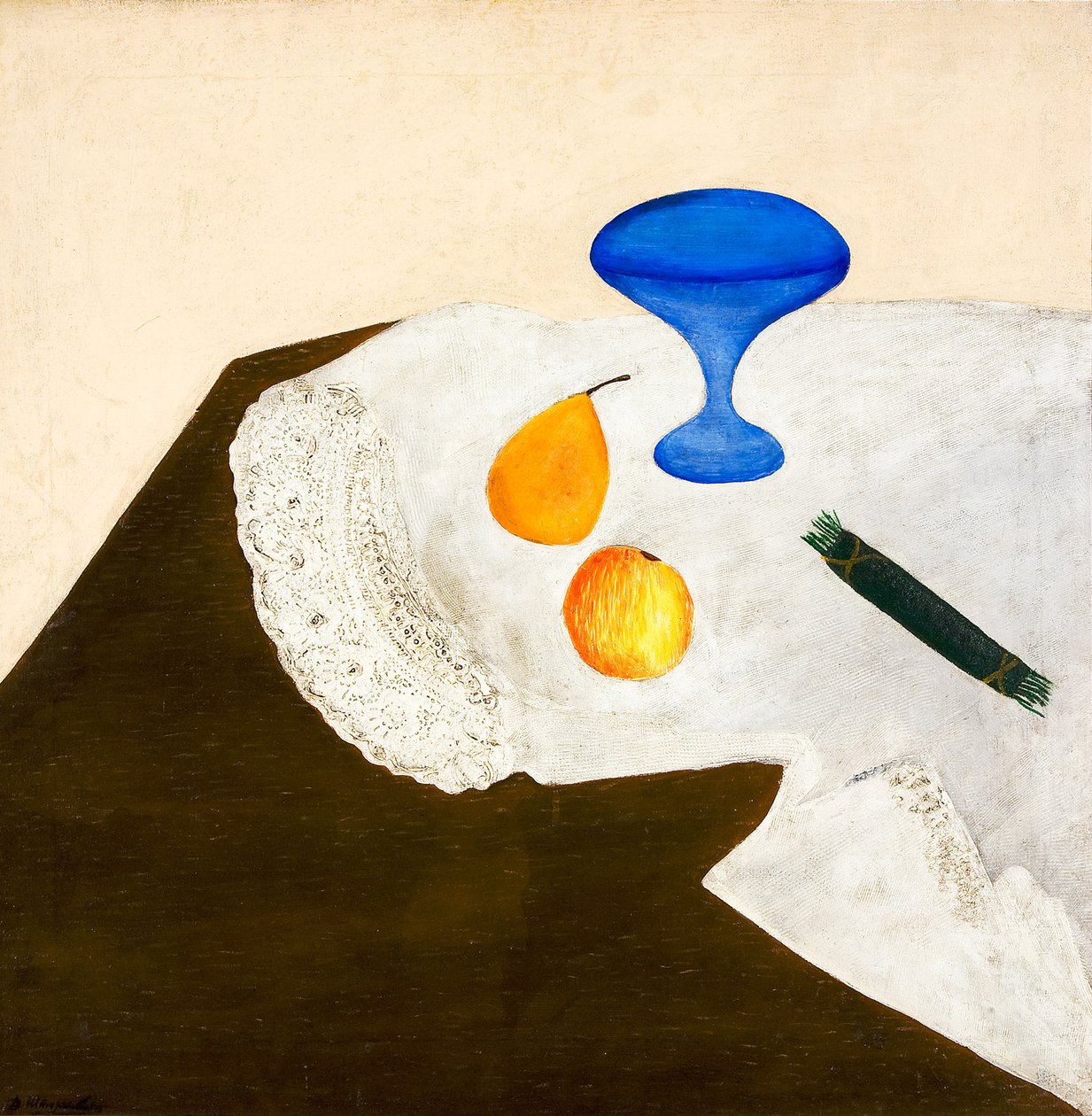 Stilleben med blå vas, 1919. av David Petrovich Sterenberg