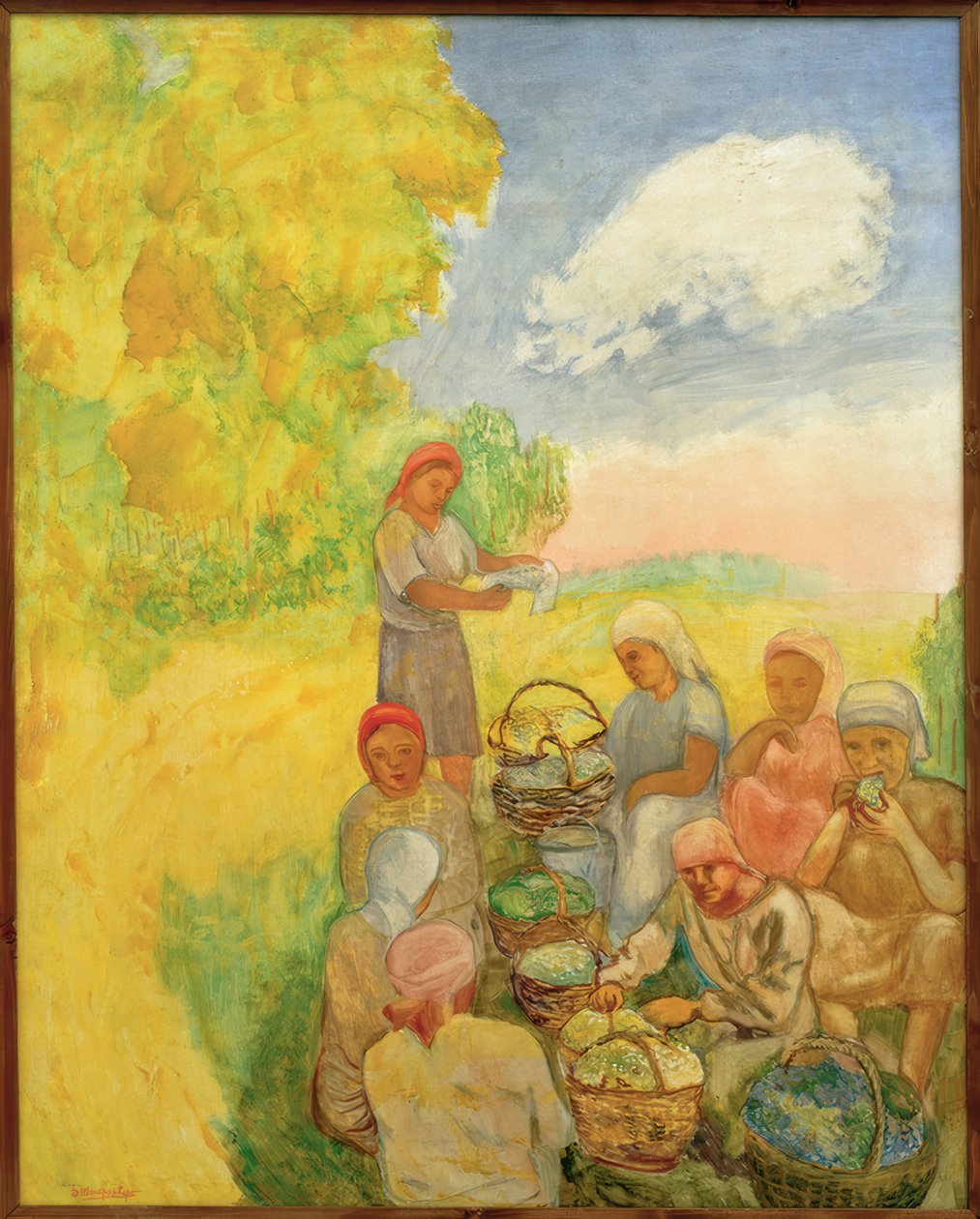 Brigaden under pausen av David Petrowitsch Sterenberg