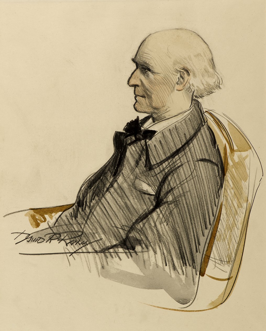 Stewart Carmichael, 1900-talet (tvättteckning) av David Prophet Ramsay