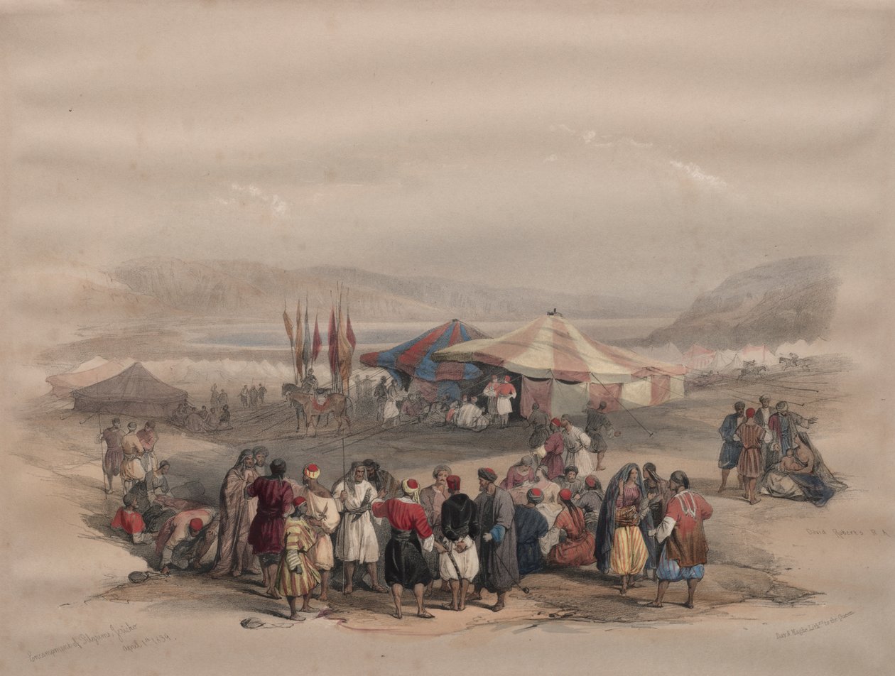 Pilgrimernas läger, Jeriko av David Roberts