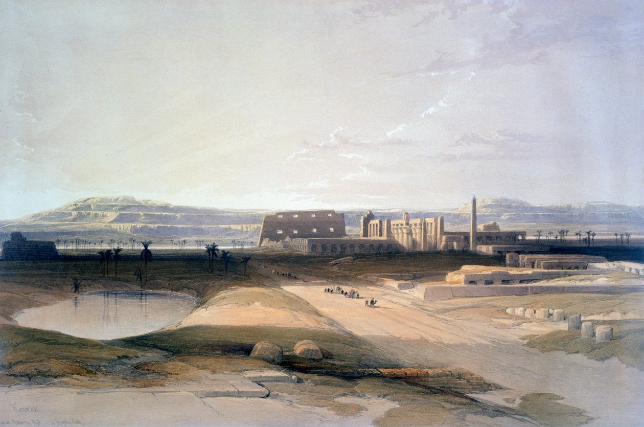 Karnac, 1800-talet av David Roberts