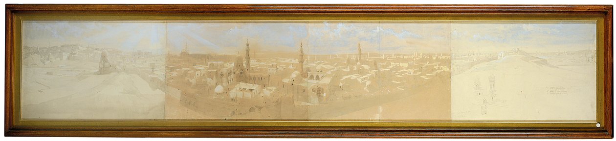 Panorama över Kairo av David Roberts
