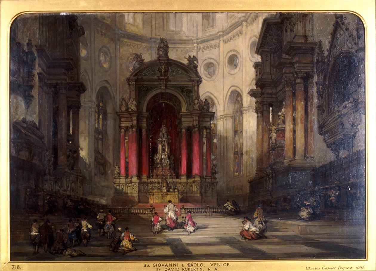 SS Giovanni e Paolo, Venedig av David Roberts