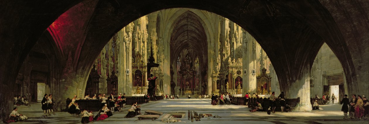 St. Stephens katedral, Wien av David Roberts