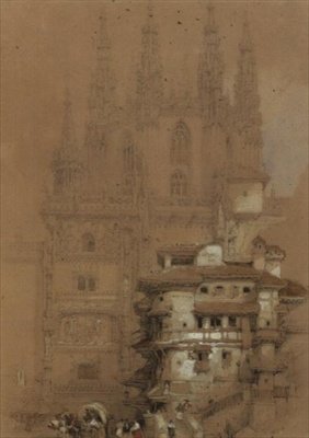 Kapitelhuset, Burgos katedral av David Roberts