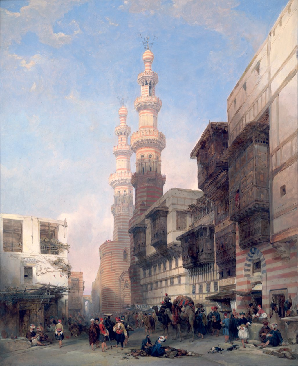 Porten till Metawalea, 1843 av David Roberts
