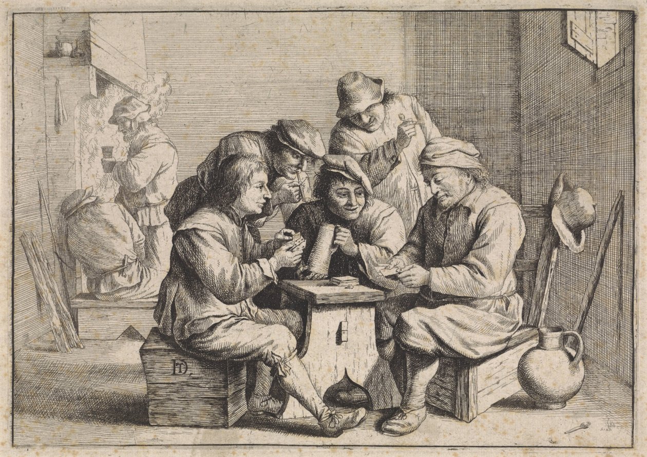 kortspelare av David Teniers (II)