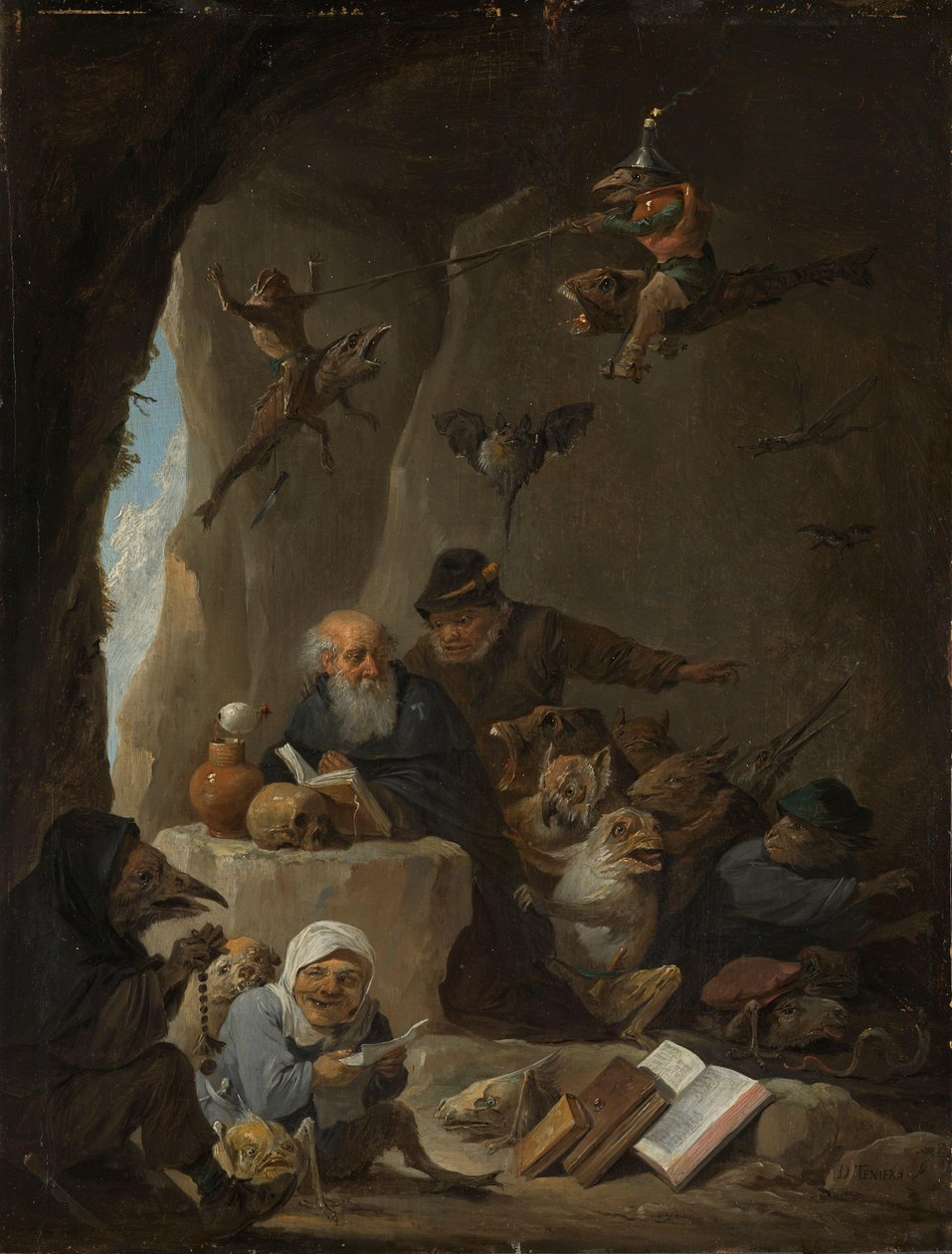 Frestelsen av Sankt Antonius av David Teniers (II)