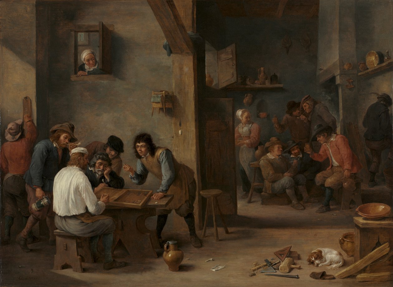 Game of Backgammon av David Teniers