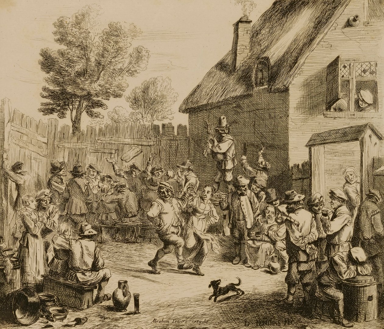 Bröllopsfestival av David Teniers