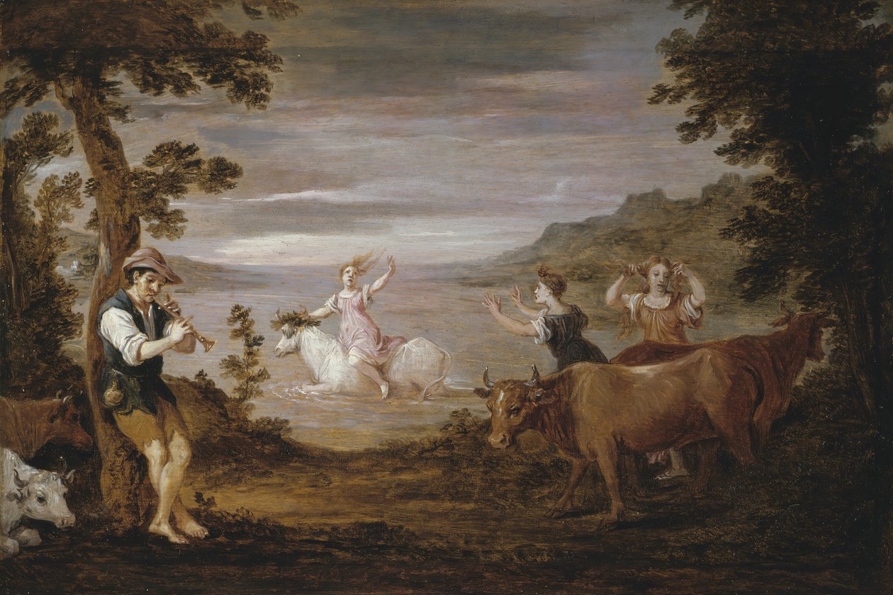 Europas våldtäkt, 165456. av David Teniers II