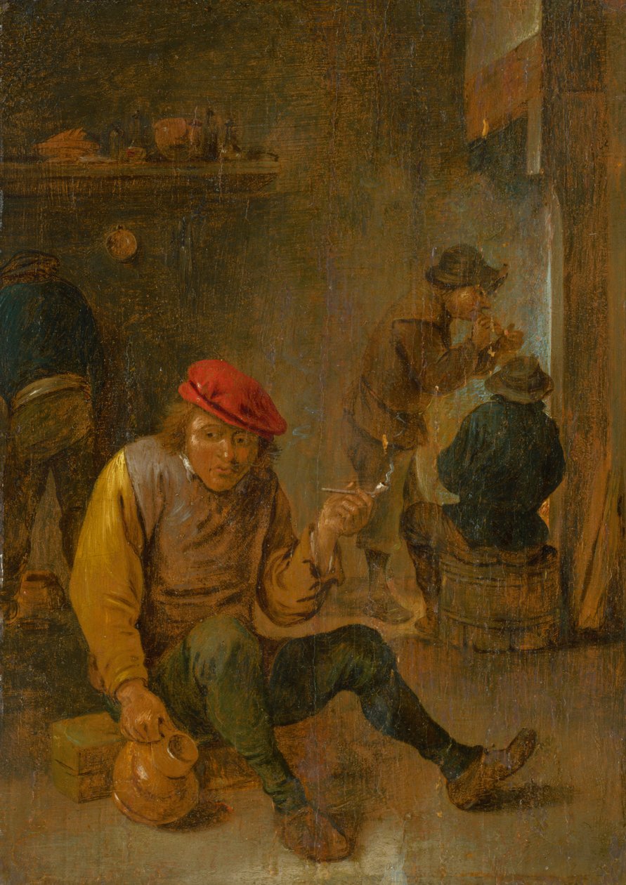 En rökare, c. 1650. av David Teniers the Younger