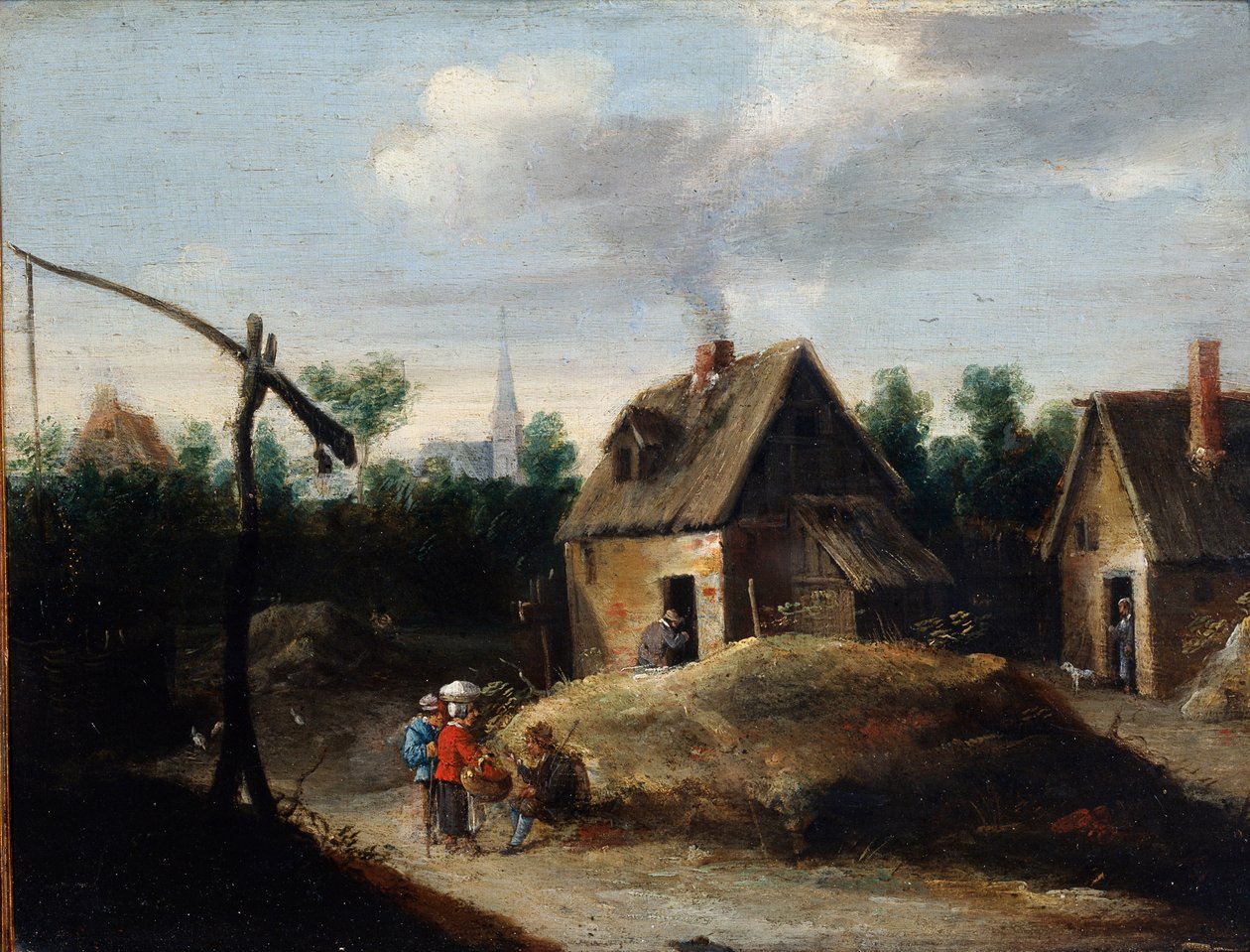 Landskap, 1600-talet av David Teniers the Younger
