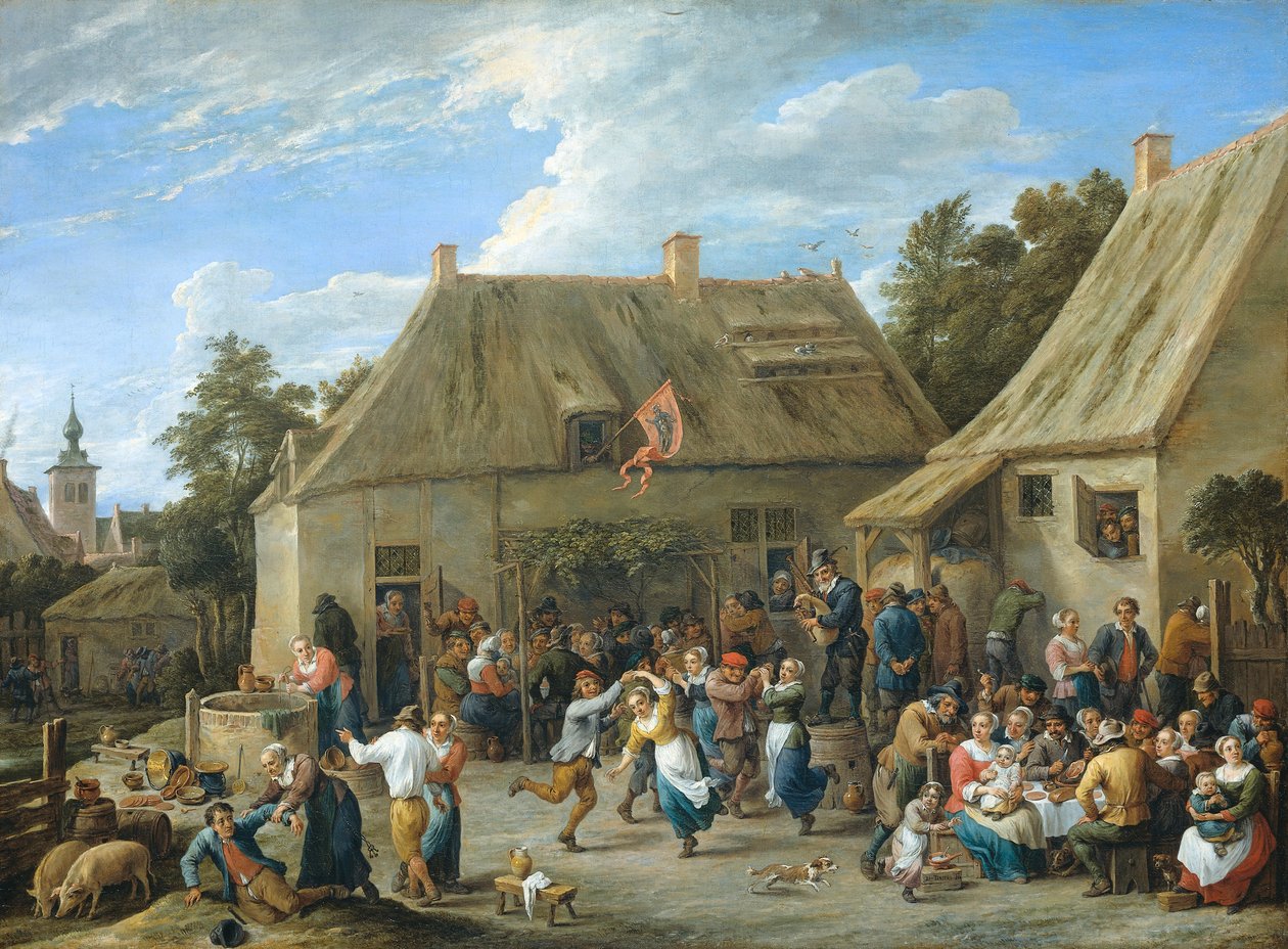 Bonde Kermis av David Teniers the Younger