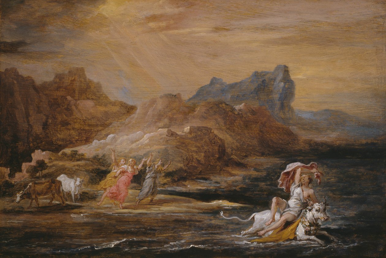 Våldtäkten på Europa av David Teniers the Younger