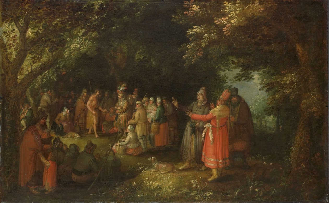 Johannes Döparen predikar av David Vinckboons (I)
