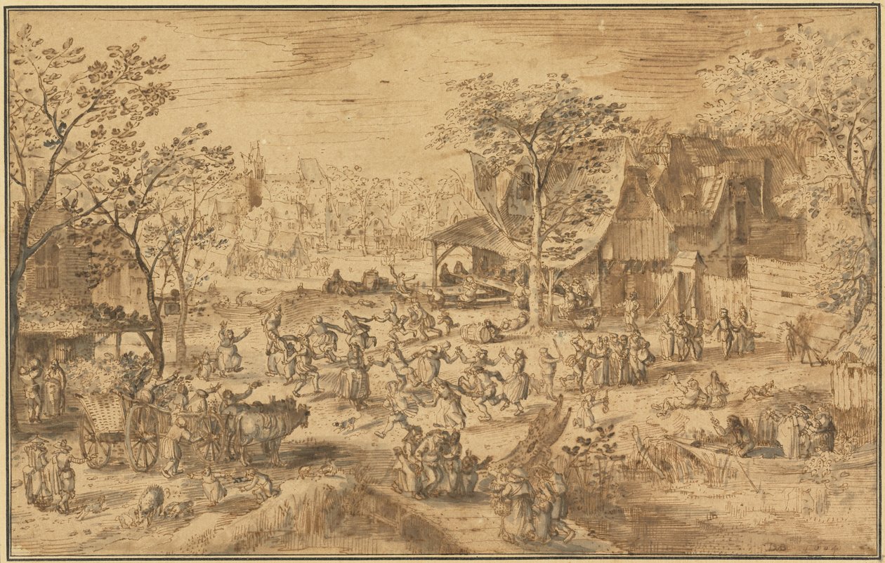 Bonde Kermis av David Vinckboons