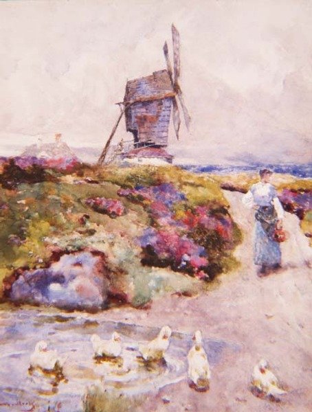 The Mill on the Common, Houghton, Huntingdonshire av David Woodlock