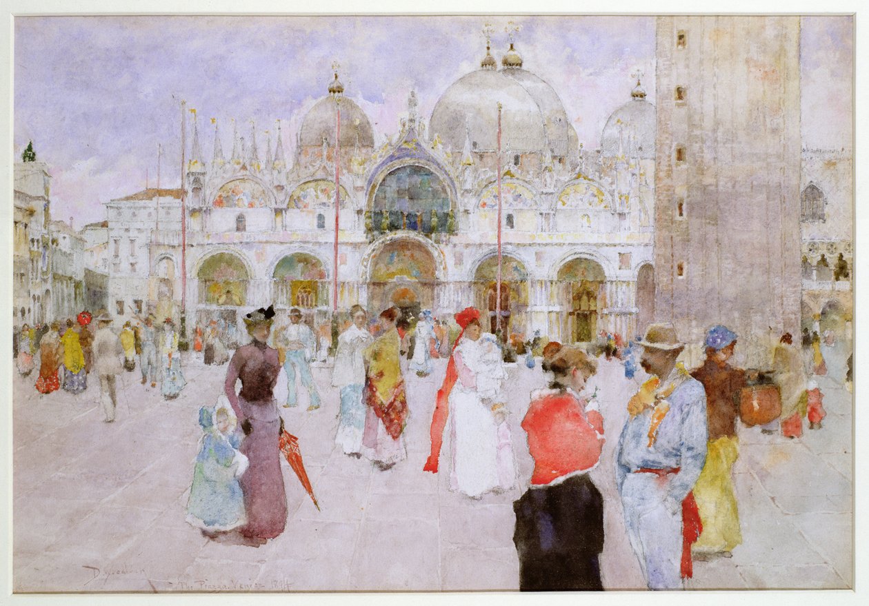 Piazza di San Marco, Venedig av David Woodlock