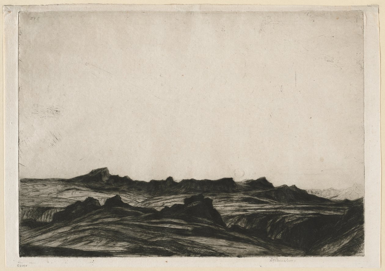 Arran Peaks av David Young Cameron