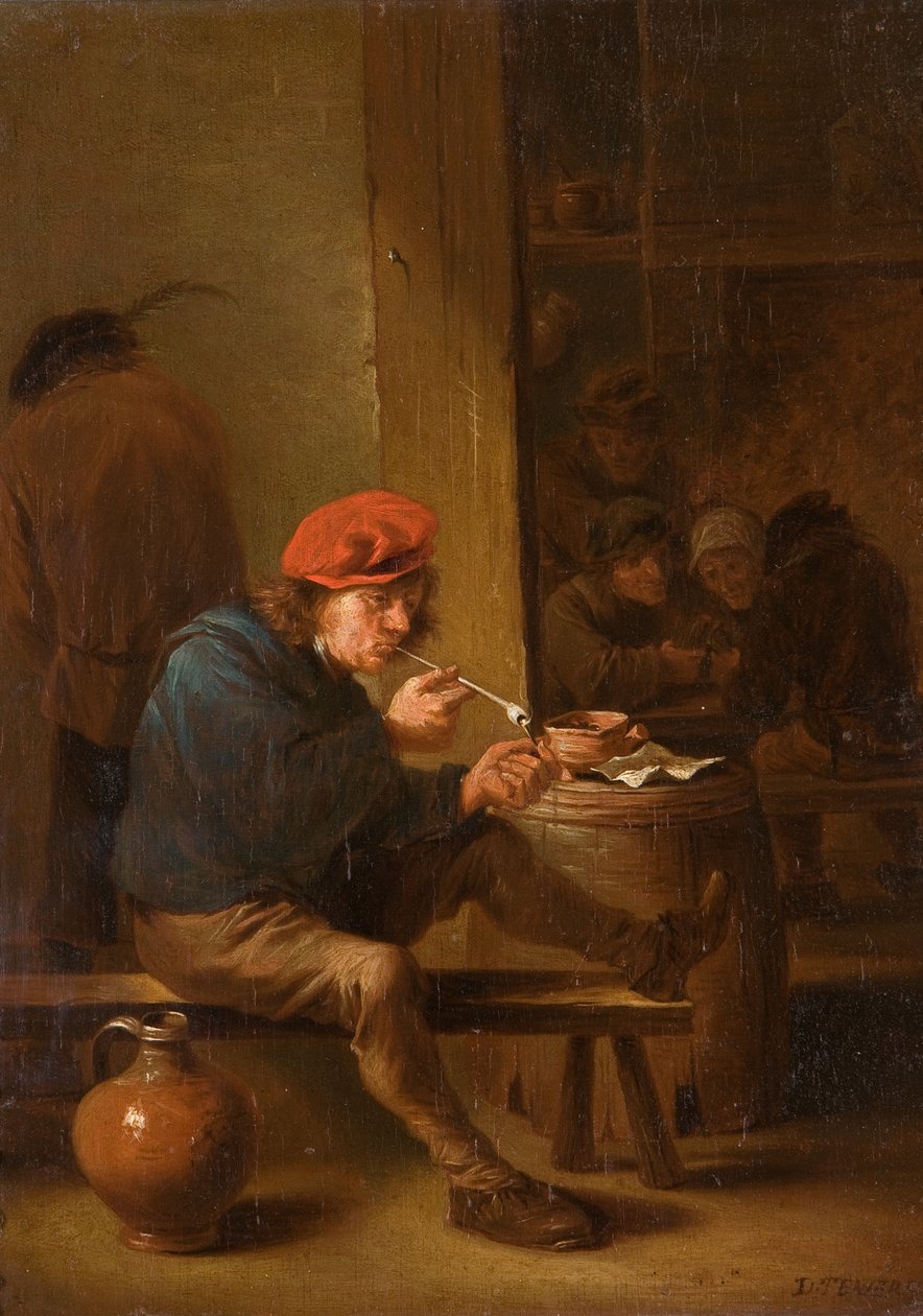 Rökaren av David Teniers the Younger