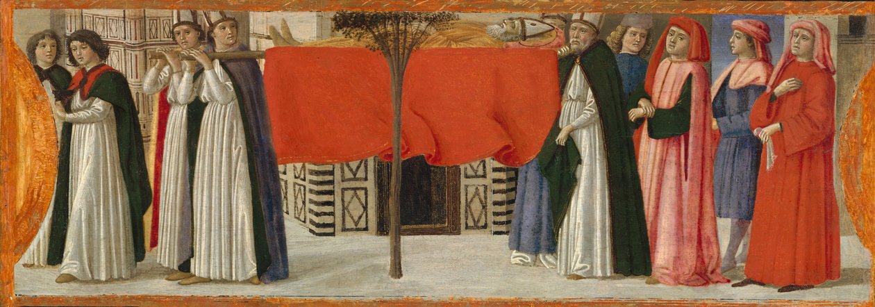 Begravningen av Sankt Zenobius, ca. 1479. av Davide Ghirlandaio