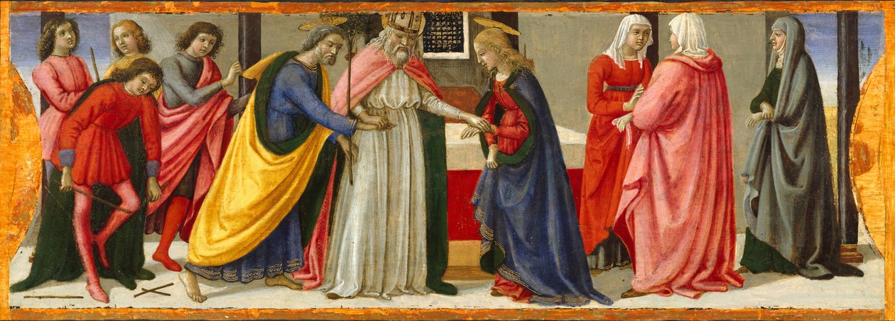 Jungfruns bröllop, ca. 1479. av Davide Ghirlandaio