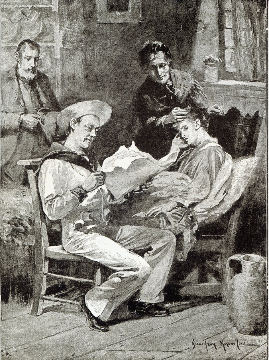 Byhjälten, från "Leisure Hour", 1891 av Davidson Knowles