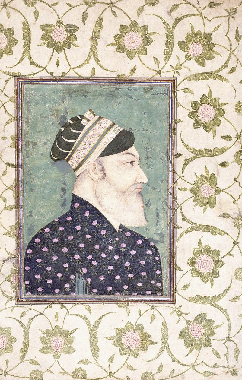 Porträtt av en adelsman, 1700-talet av Deccani School